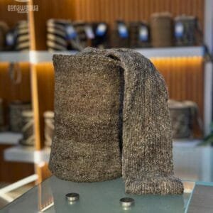 Mochila Arhuaca pequeña de lana de ovejo unicolor